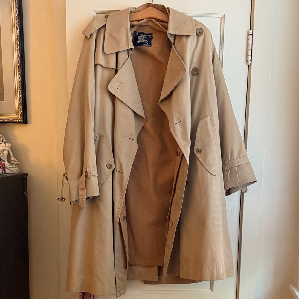 Burberry Tan Trench Coat